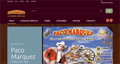 Desktop Screenshot of pacomarquez.com.mx